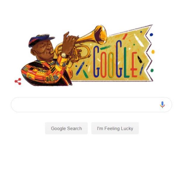 Google Doodle Celebrates South African Legend Hugh Masekela