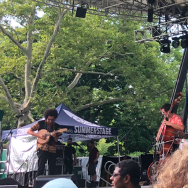 Xenia Franca, Hamilton de Holanda Trio at Summerstage