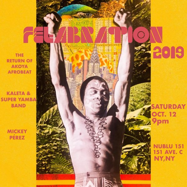 Felebrate Good Times Oct. 12 at Nublu 151