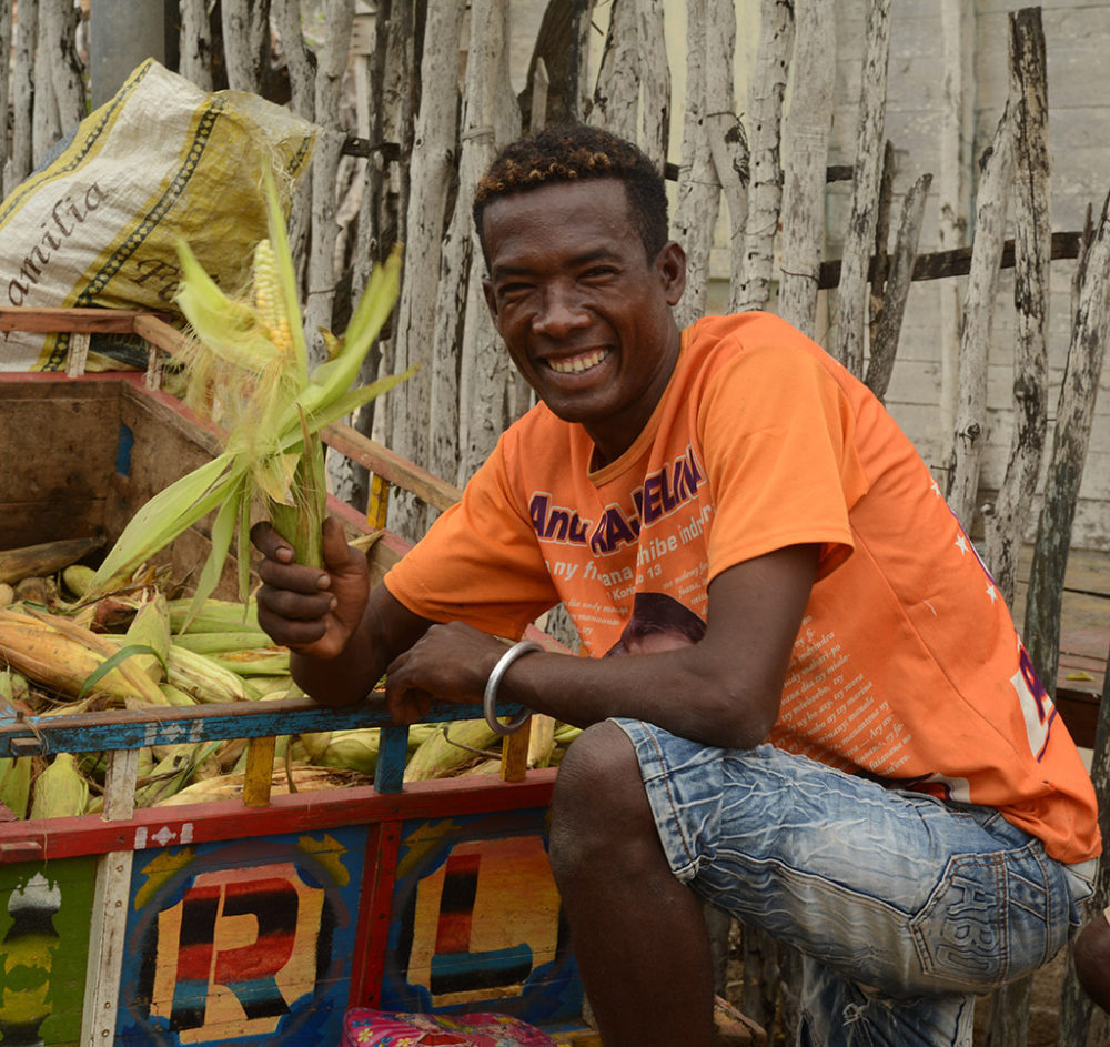 Note the orange T-shirt for President Andry Rajoelina!