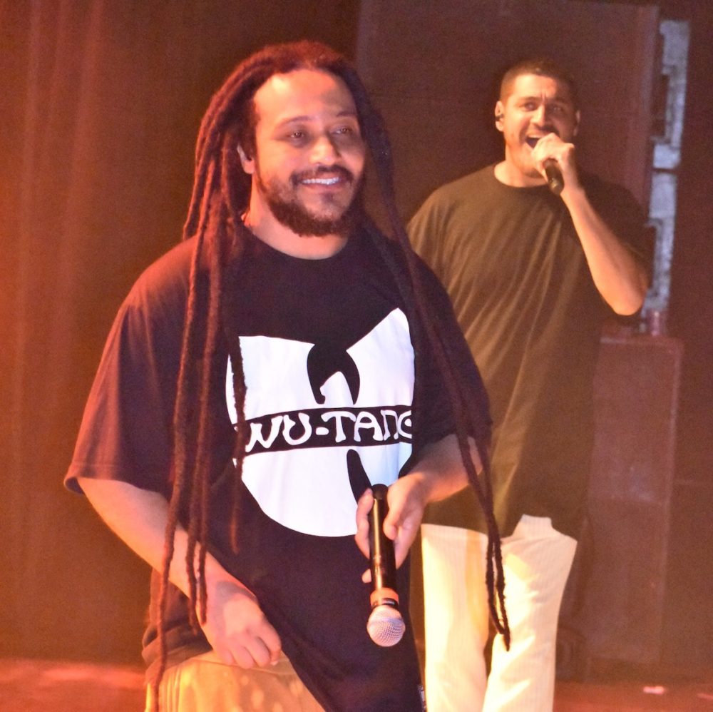 DJ Dandan (left) and Criolo