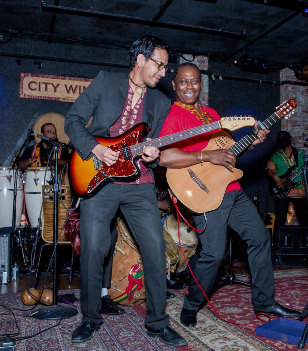 Aurelio at Afropop Worldwide's 30th Anniversary Gala in 2018