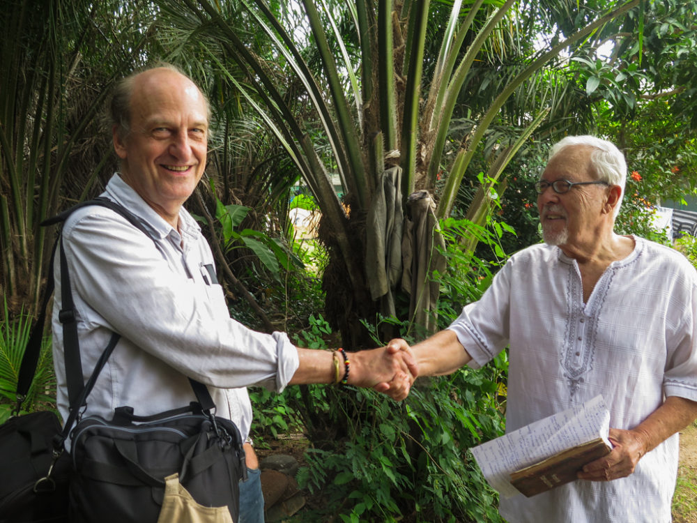 Ken Bilby and John Collins (first face-to-face after decades of friendship!)