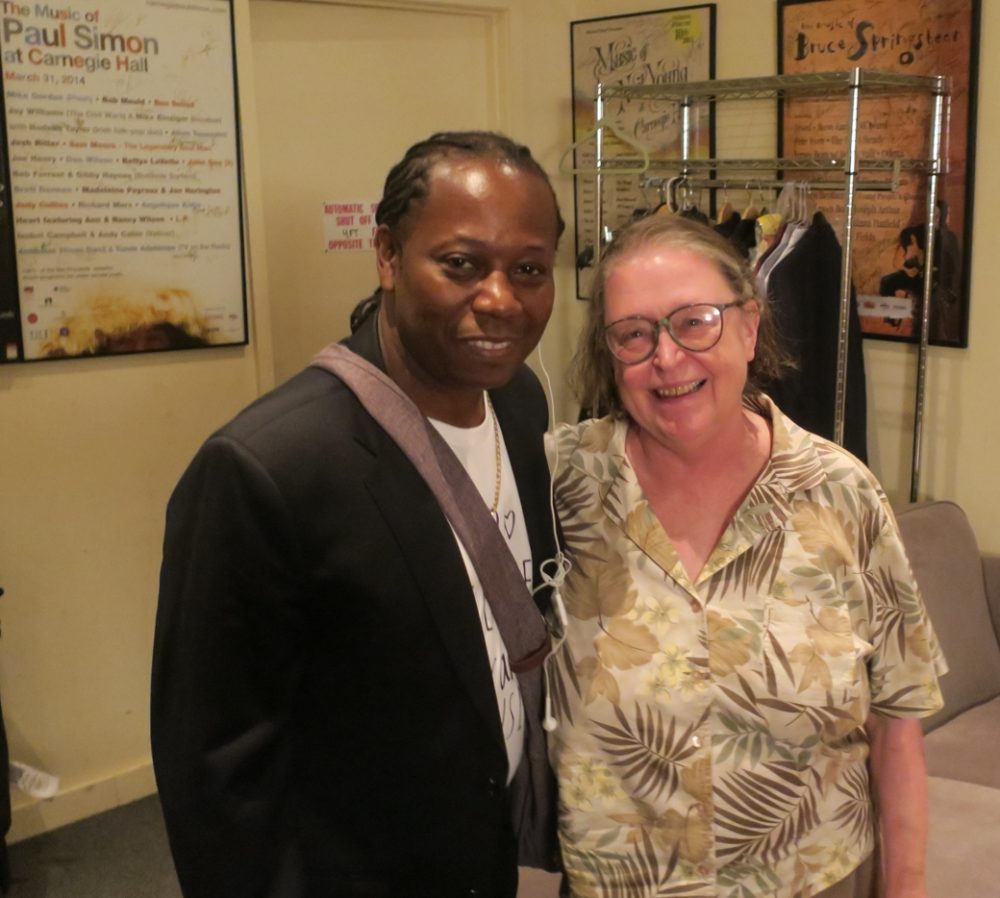 That night, Aurelio with CC Smith, founder of The Beat, and longtime copy editor for afropop.org