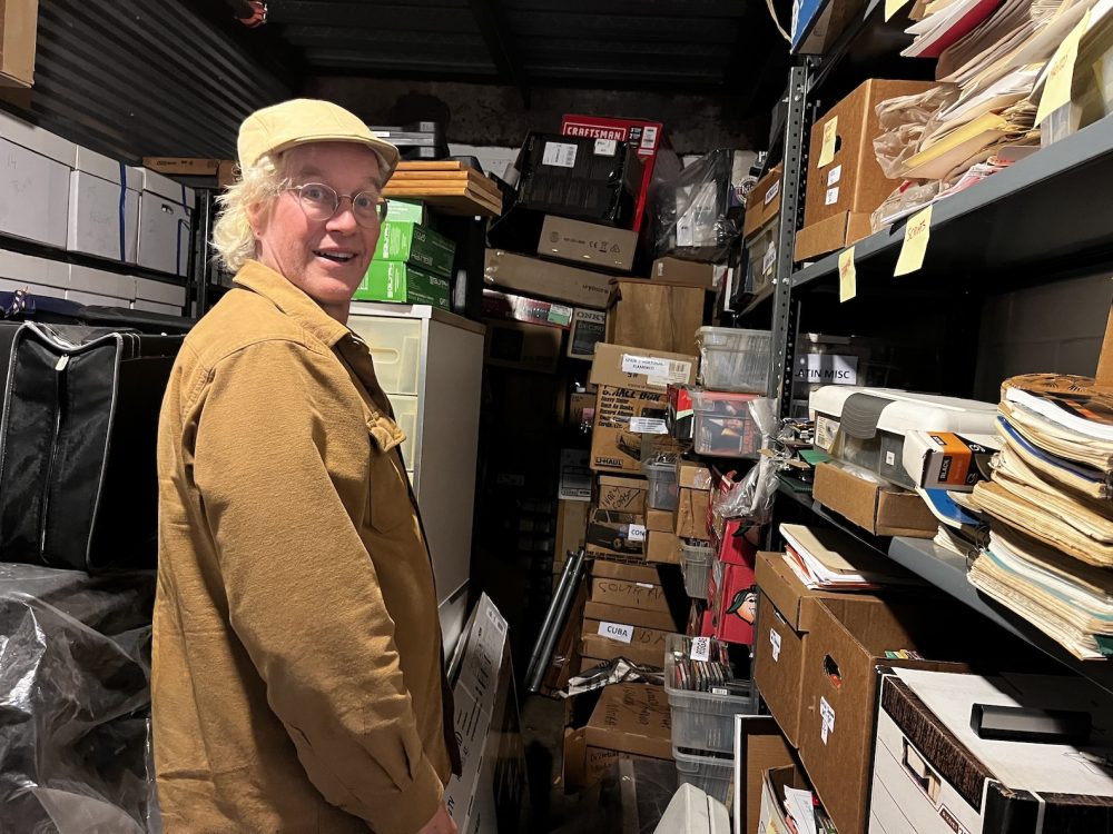 Banning Eyre with the Afropop Worldwide Archive, Middletown, October 2022