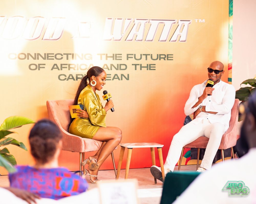 Lakeisha Ford (left), Asafa Powell (Right)