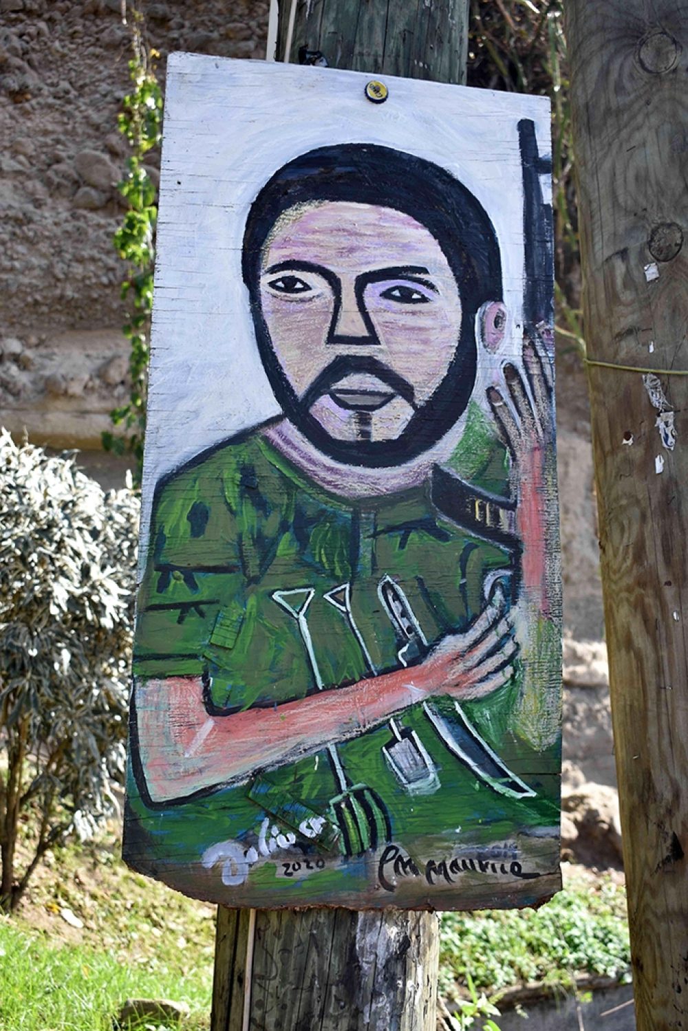 Maurice: A 2020 street portrait saluting Maurice Bishop, Photo ©David Katz