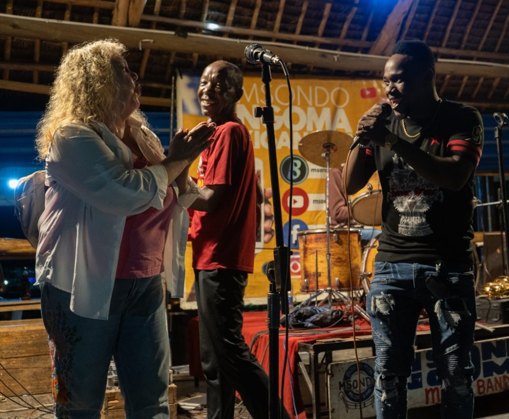 Afropopper Cynthia Biestek joins the Msondo Ngoma chorus