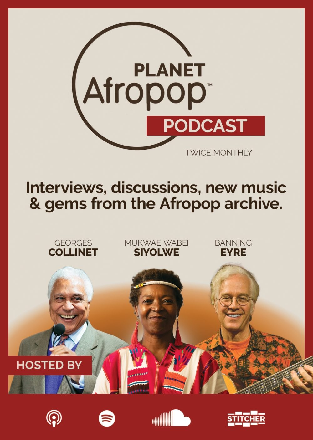 Planet Afropop Podcast Launch Art, September 18, 2023