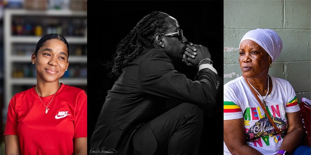 Three portraits by Sásamu