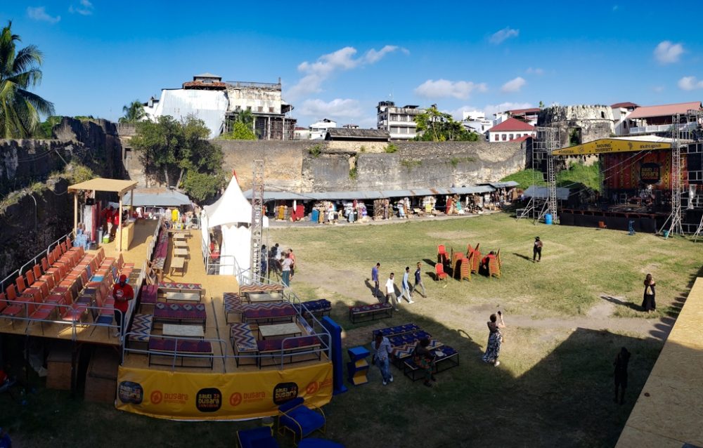 Festival site before the action starts