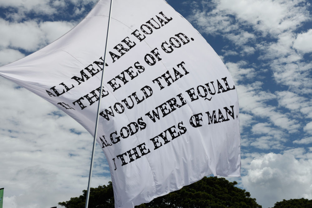 All Men are Equal in the Eyes of God; Would that All Gods be Equal in the Eyes of Men