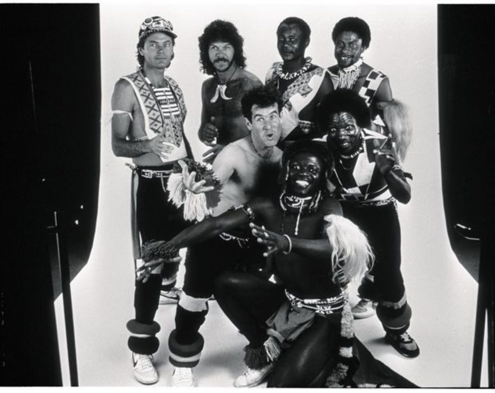 An early press photo for Juluka